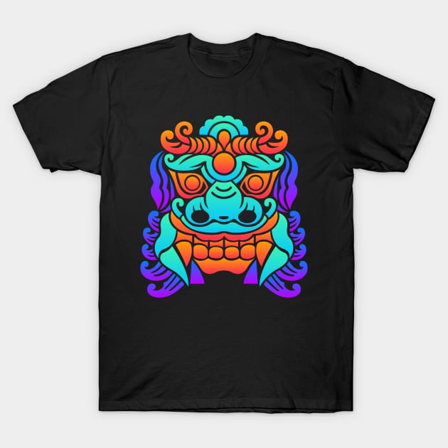 Psychedelic Rave – EDM Chinese Dragon T-Shirt by MeatMan